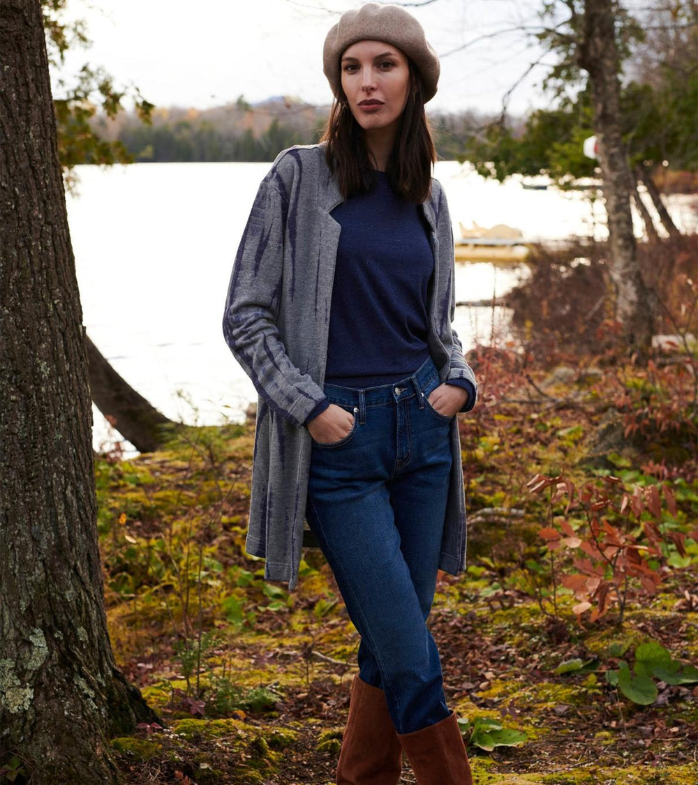 Hatley Sweaters | Women Ami Cardigan - Storm Tie Dye