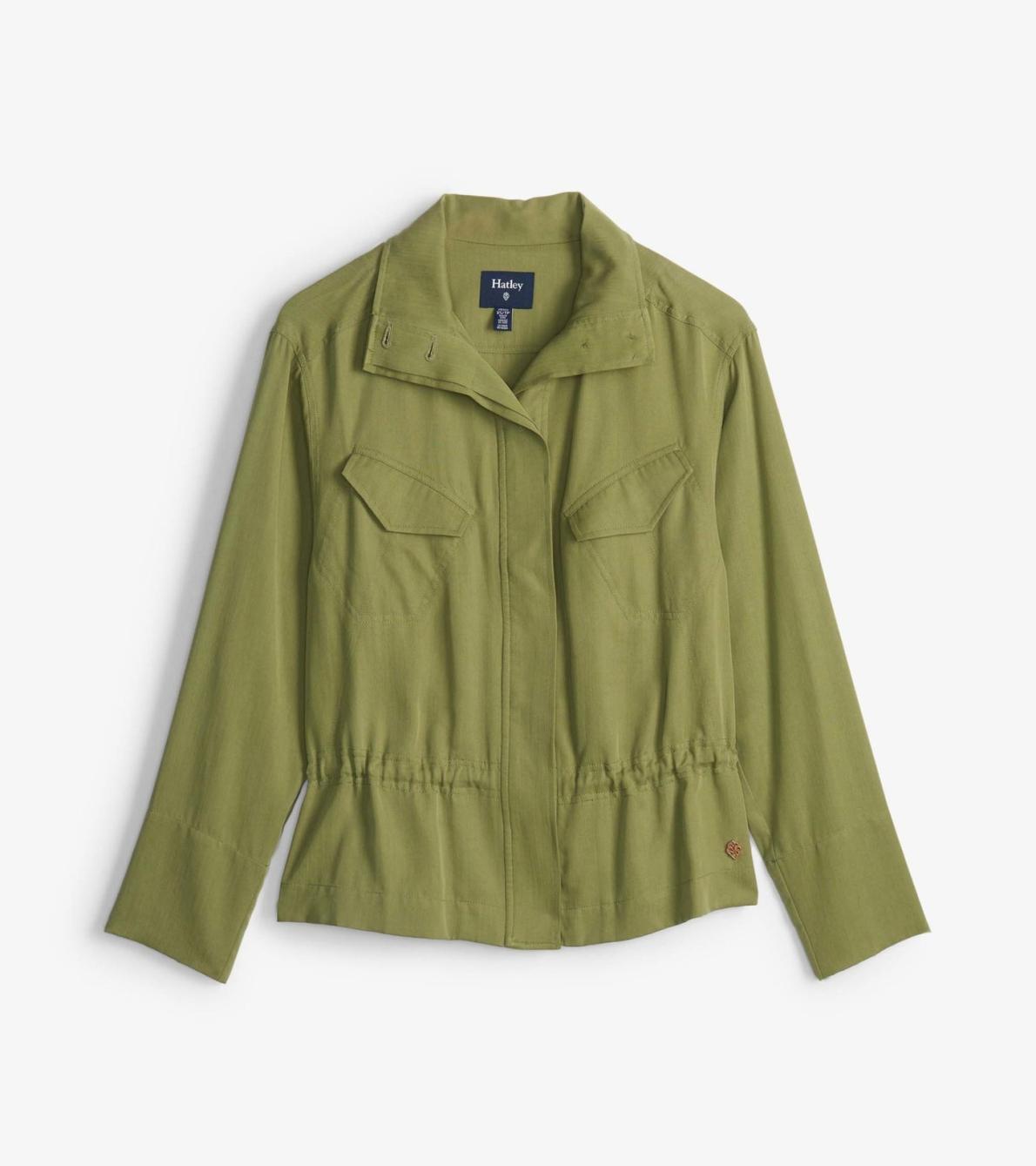 Hatley Sweaters | Women Camden Jacket - Lodan Green