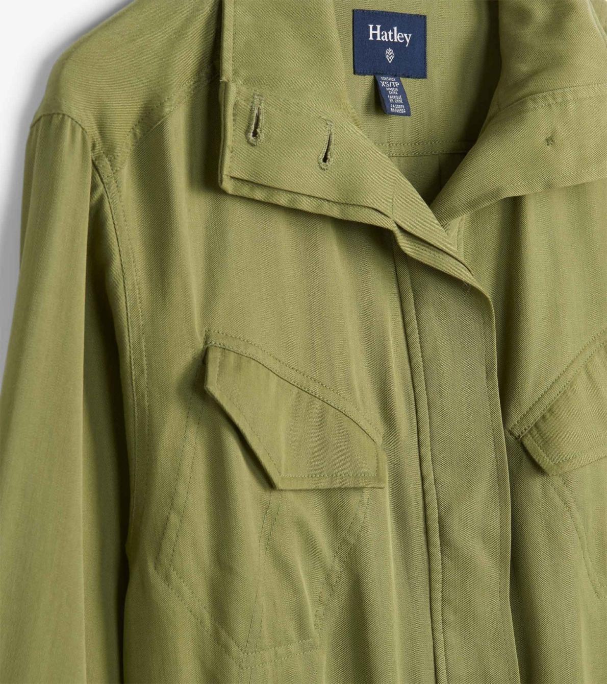 Hatley Sweaters | Women Camden Jacket - Lodan Green