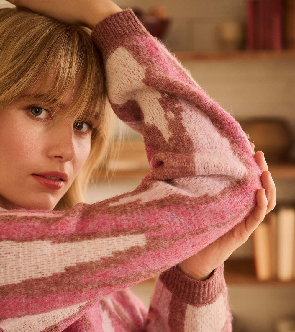 Hatley Sweaters | Women Carmi Pullover - Russet Ikat