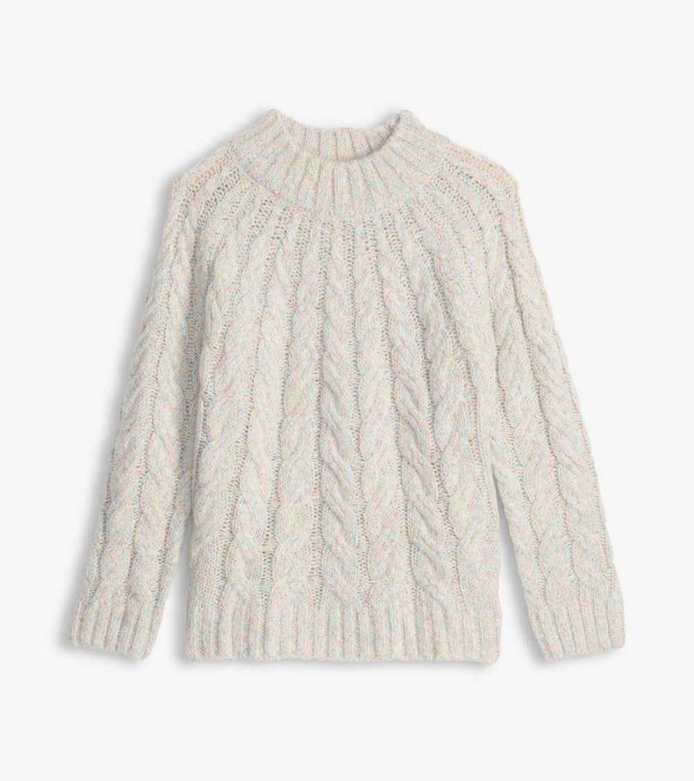 Hatley Sweaters | Women Dylan Cable Knit Sweater - Clear Rainbow