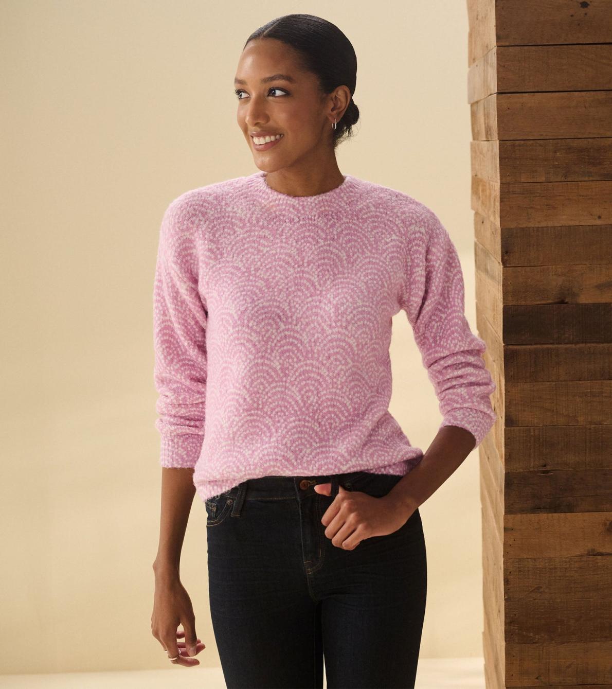Hatley Sweaters | Women Ella Sweater - Deco Dots