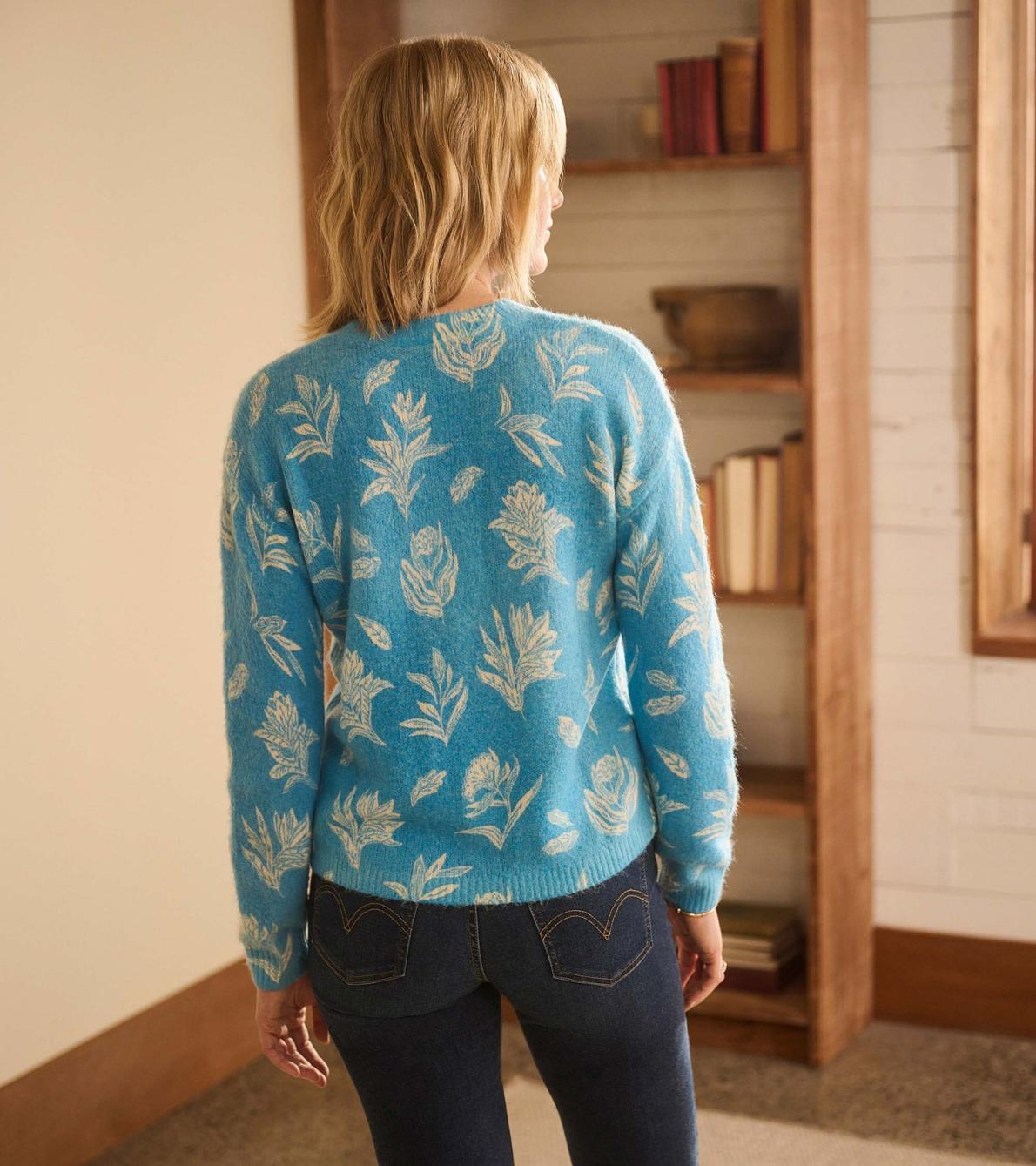 Hatley Sweaters | Women Ella Sweater - Linen Flowers