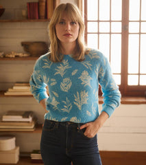 Hatley Sweaters | Women Ella Sweater - Linen Flowers