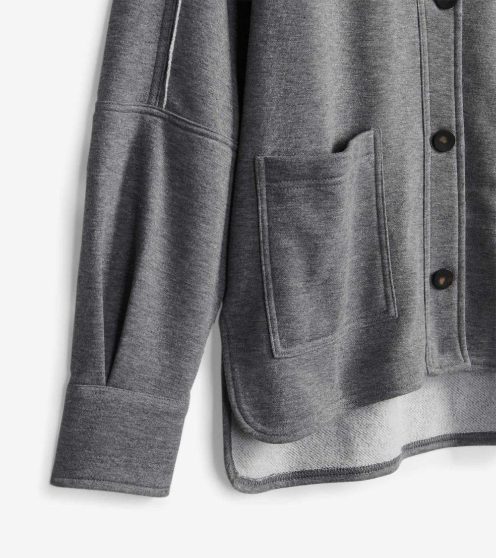 Hatley Sweaters | Women Emily Relaxed Blazer - Charcoal Melange