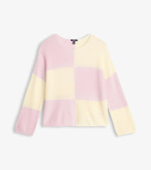 Hatley Sweaters | Women Monroe Sweater - Pink Blocks