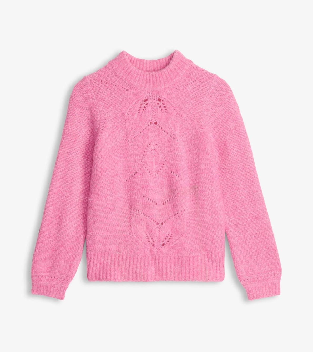 Hatley Sweaters | Women Petal Cable Sweater - Raspberry Pink