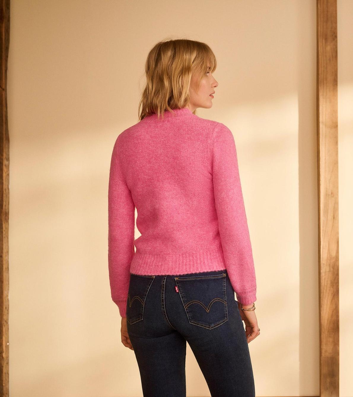 Hatley Sweaters | Women Petal Cable Sweater - Raspberry Pink