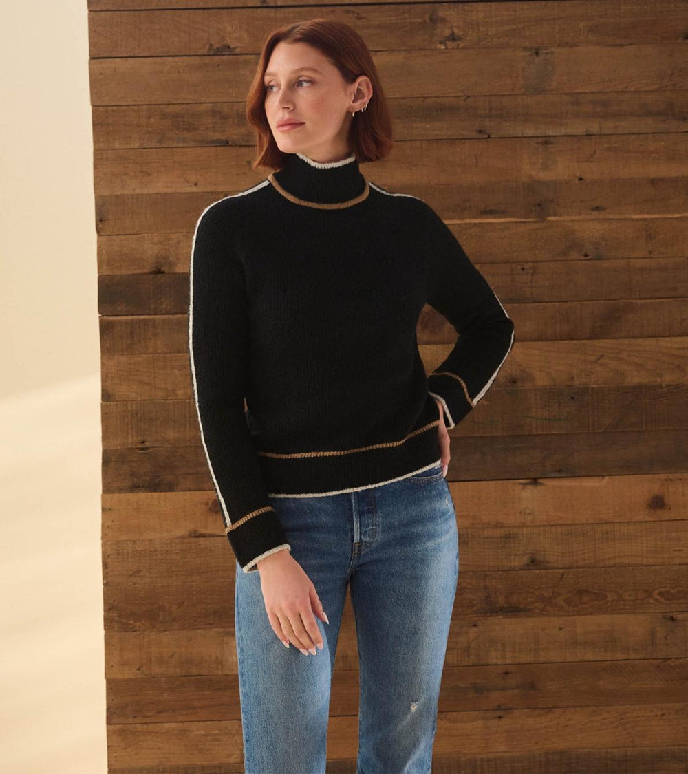 Hatley Sweaters | Women Raglan Pullover - Black