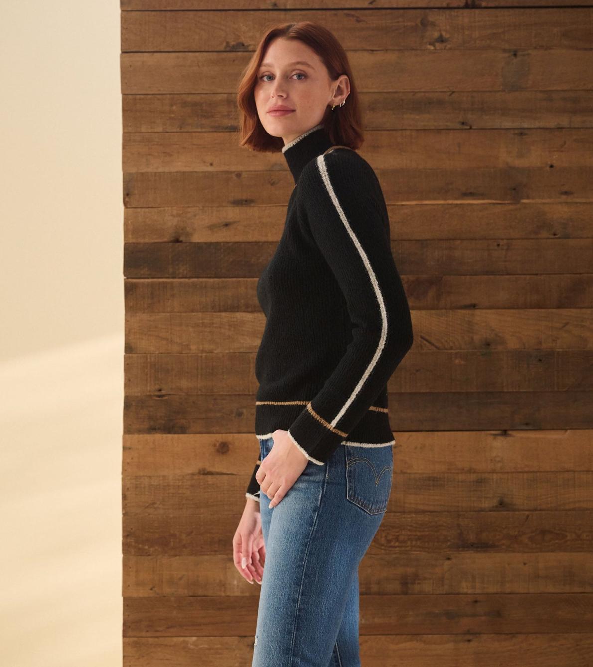 Hatley Sweaters | Women Raglan Pullover - Black