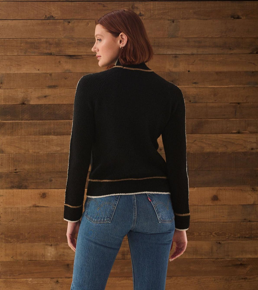 Hatley Sweaters | Women Raglan Pullover - Black