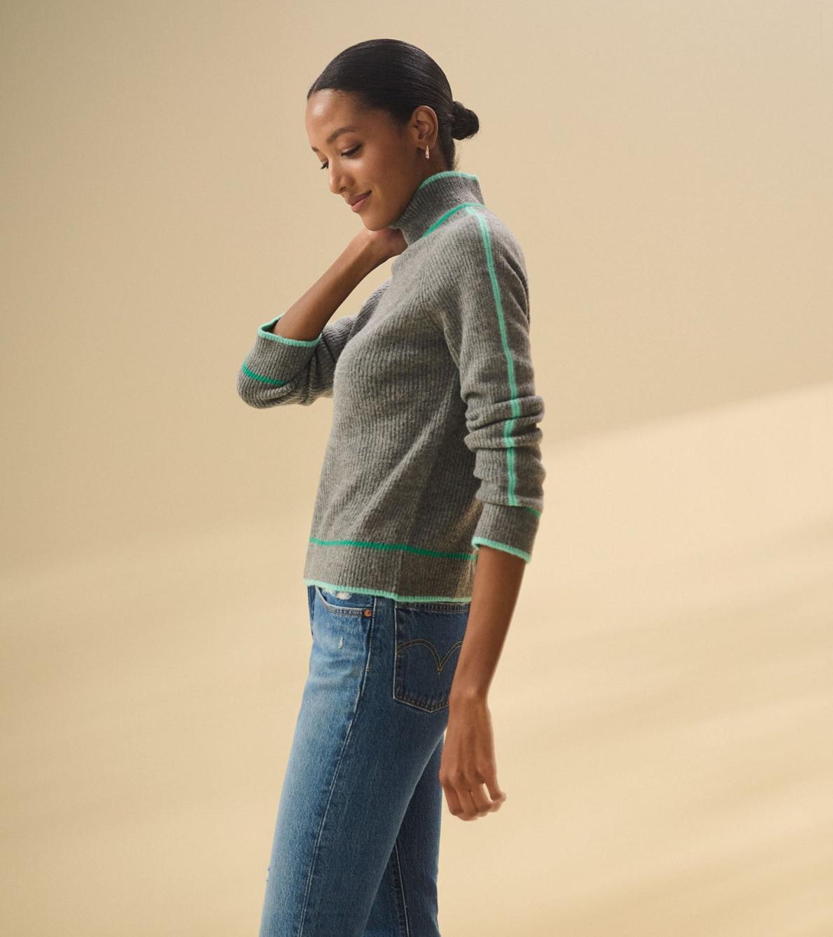 Hatley Sweaters | Women Raglan Pullover - Charcoal Heather