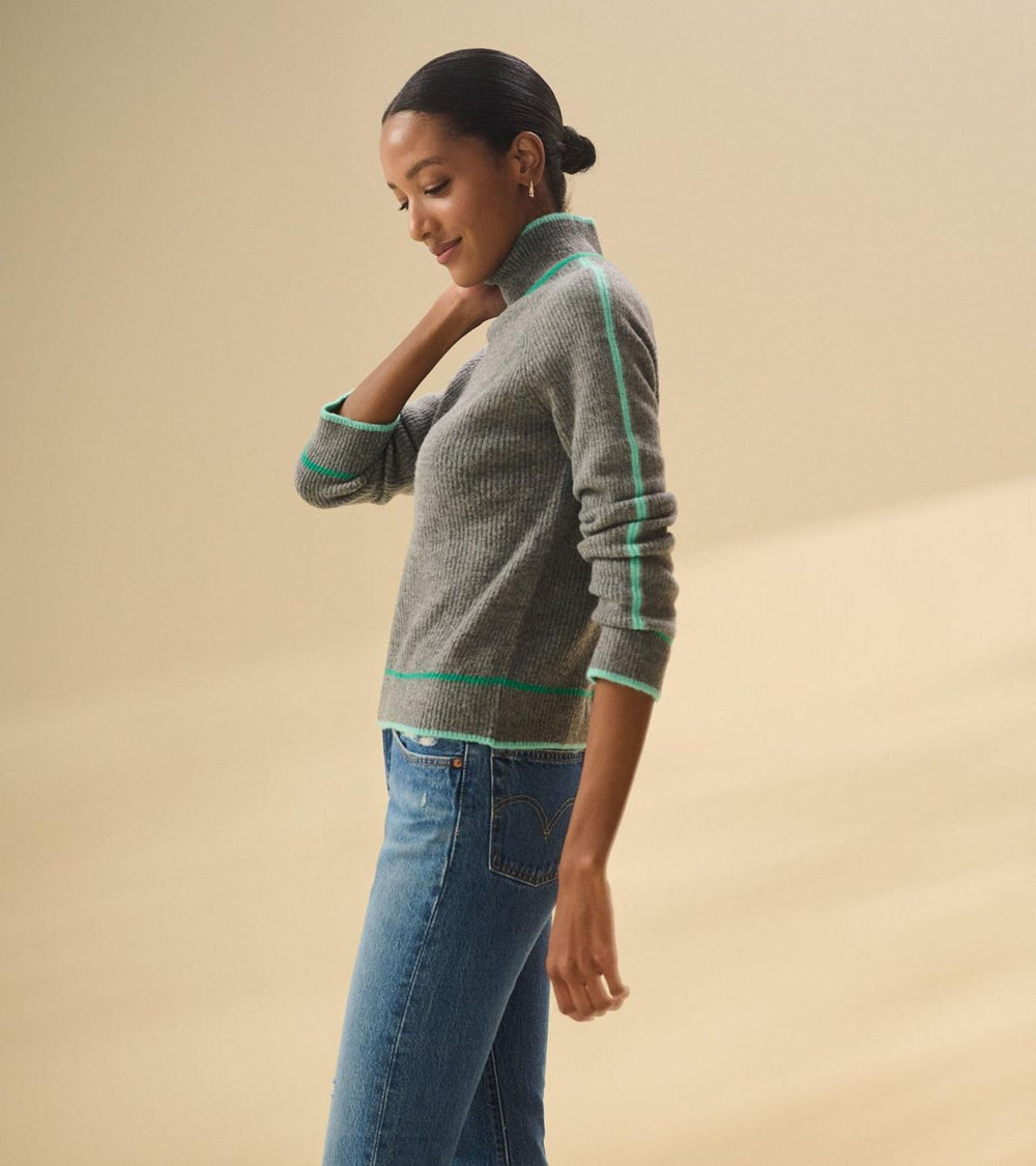 Hatley Sweaters | Women Raglan Pullover - Charcoal Heather