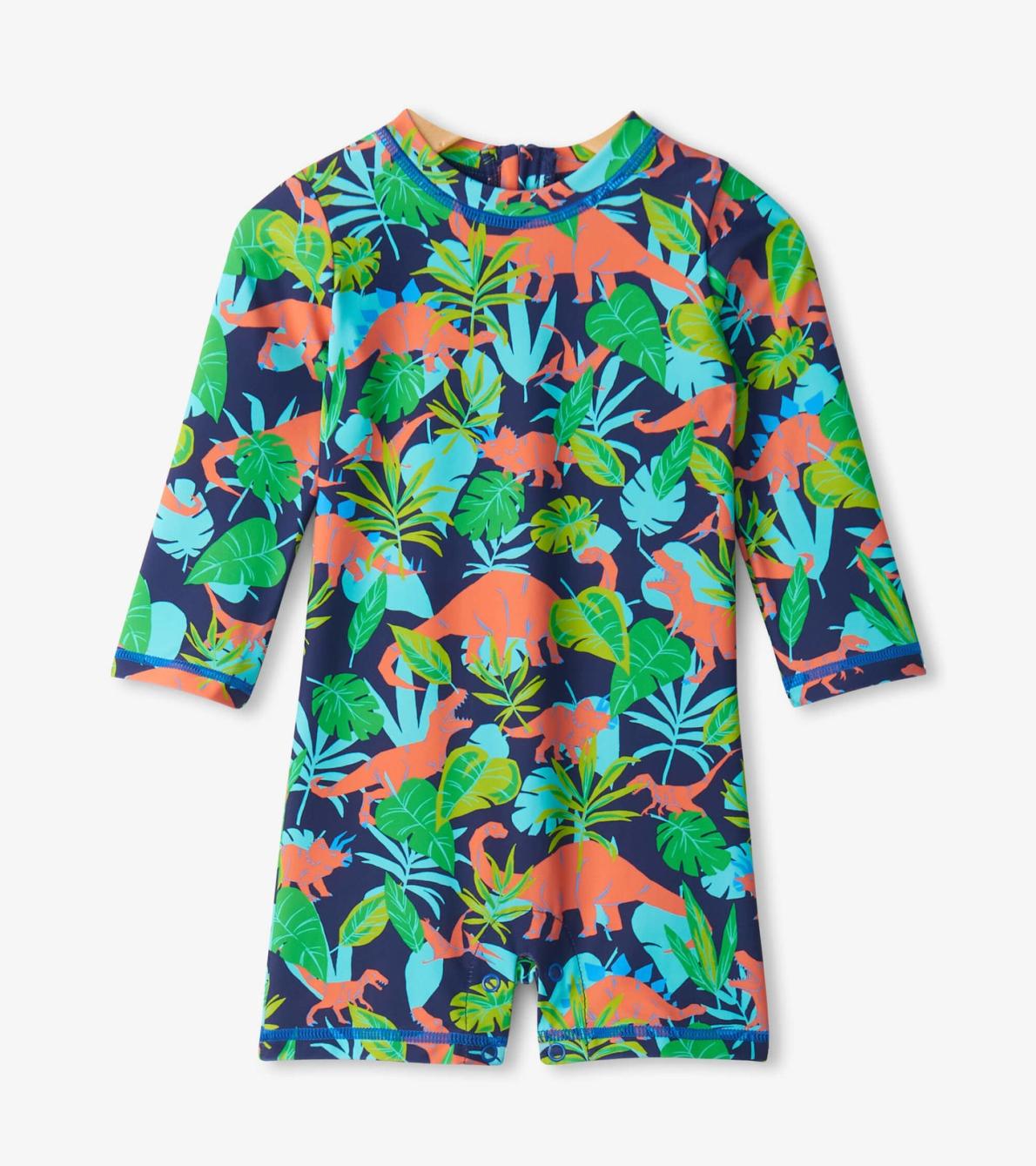 Hatley Swimwear | Baby &amp; Toddler Baby Boys Dino Jungle One-Piece Rashguard
