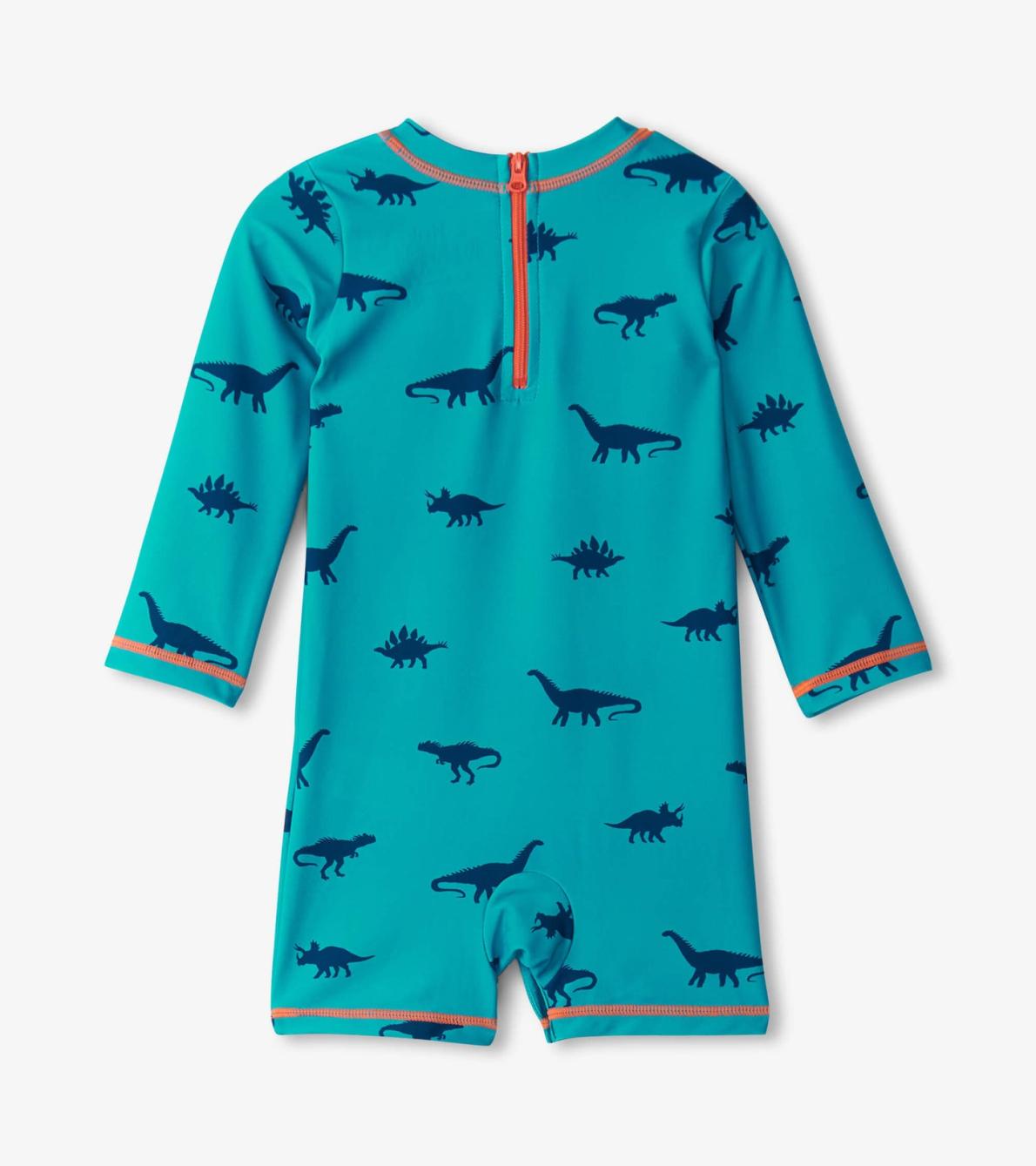 Hatley Swimwear | Baby &amp; Toddler Baby Boys Dino Silhouette One-Piece Rashguard