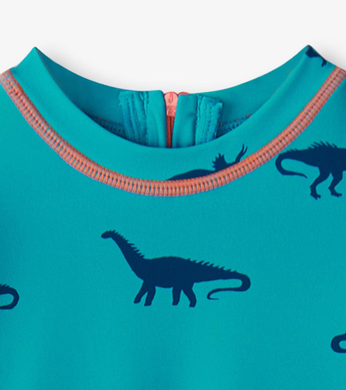 Hatley Swimwear | Baby &amp; Toddler Baby Boys Dino Silhouette One-Piece Rashguard