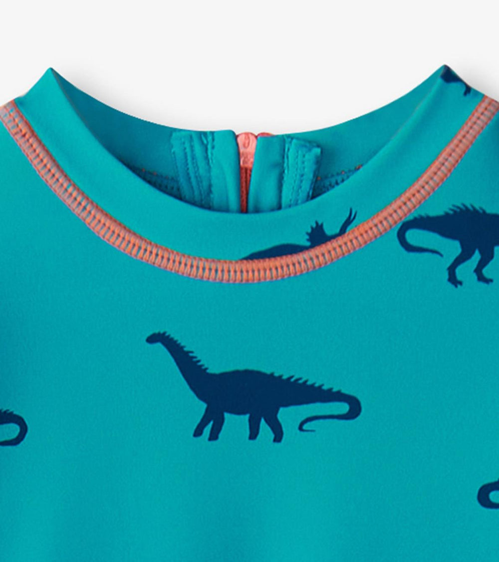 Hatley Swimwear | Baby &amp; Toddler Baby Boys Dino Silhouette One-Piece Rashguard