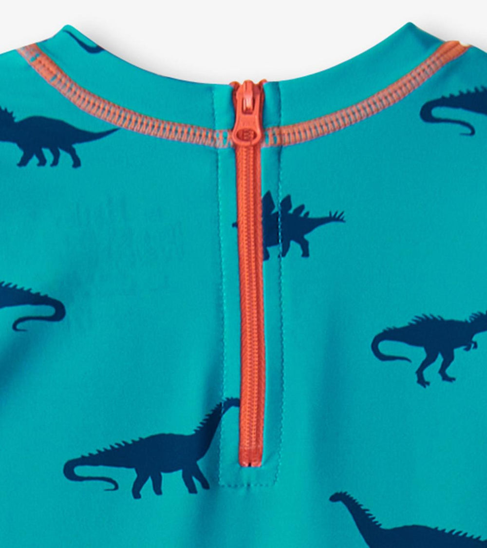 Hatley Swimwear | Baby &amp; Toddler Baby Boys Dino Silhouette One-Piece Rashguard