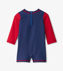 Hatley Swimwear | Baby &amp; Toddler Baby Boys Nautical Anchor One-Piece Rashguard