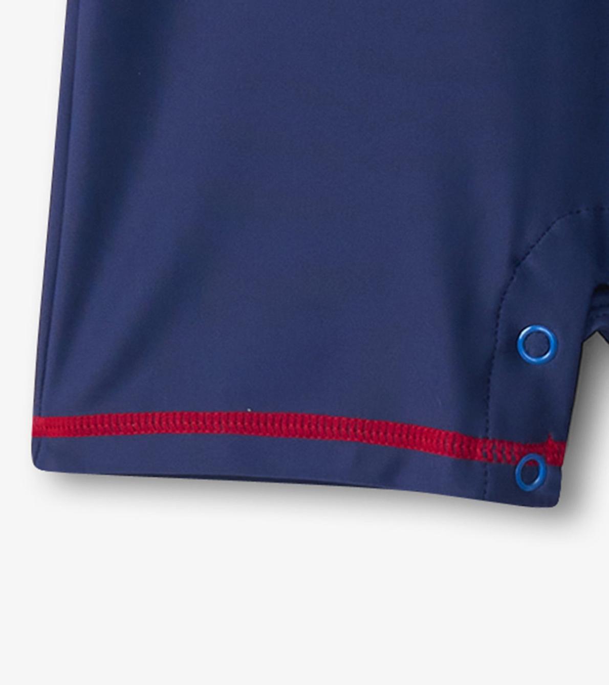 Hatley Swimwear | Baby &amp; Toddler Baby Boys Nautical Anchor One-Piece Rashguard