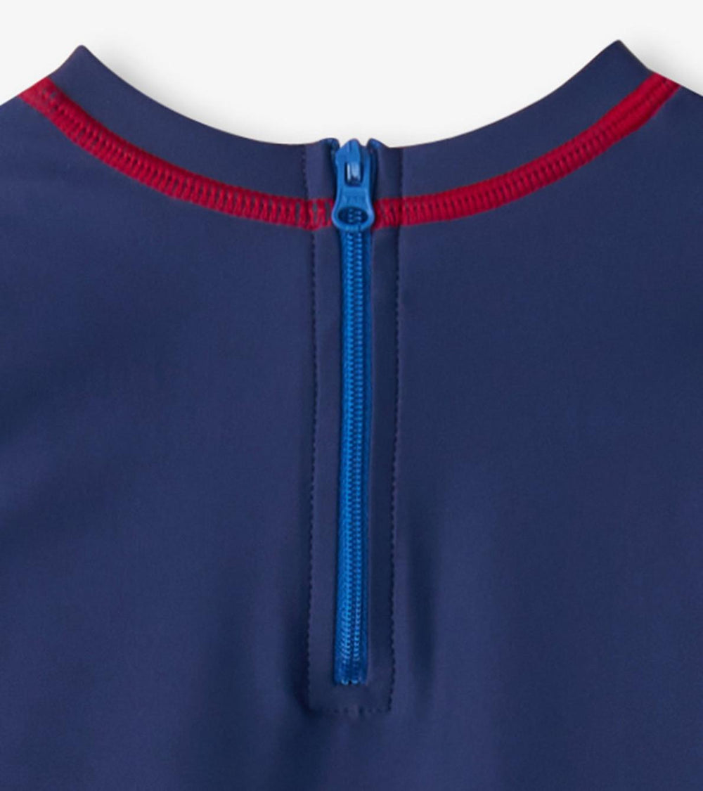 Hatley Swimwear | Baby &amp; Toddler Baby Boys Nautical Anchor One-Piece Rashguard