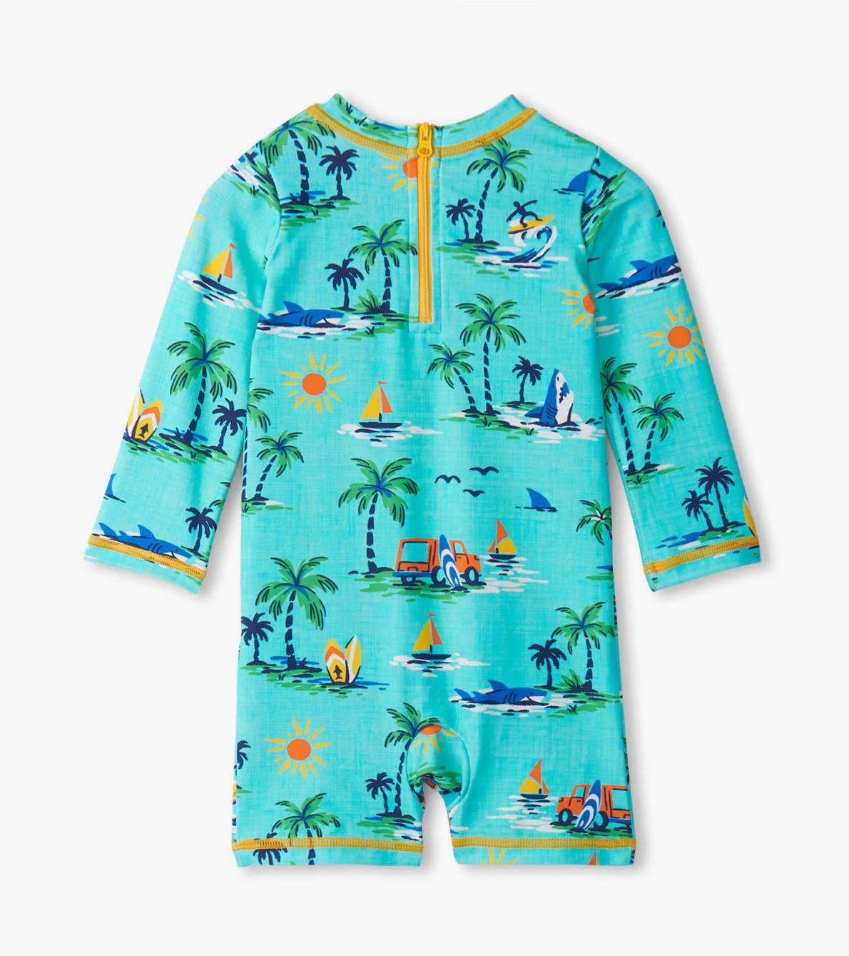 Hatley Swimwear | Baby &amp; Toddler Baby Boys Vintage Holiday One-Piece Rashguard