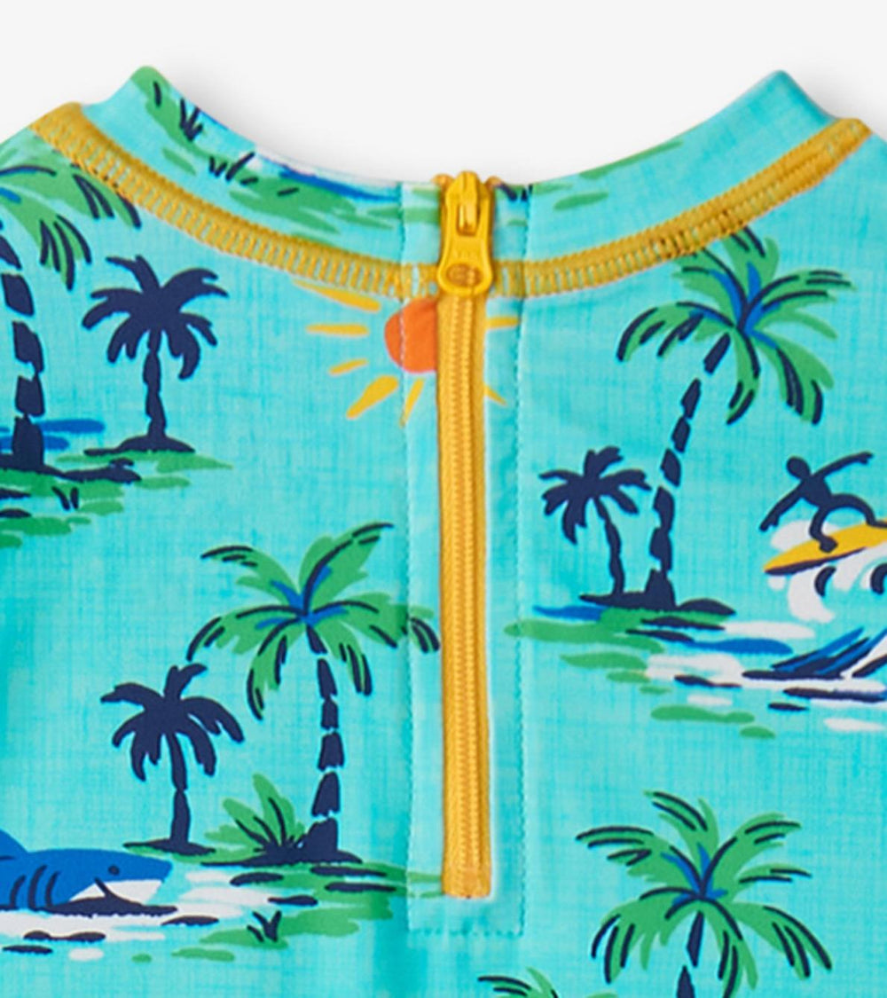Hatley Swimwear | Baby &amp; Toddler Baby Boys Vintage Holiday One-Piece Rashguard