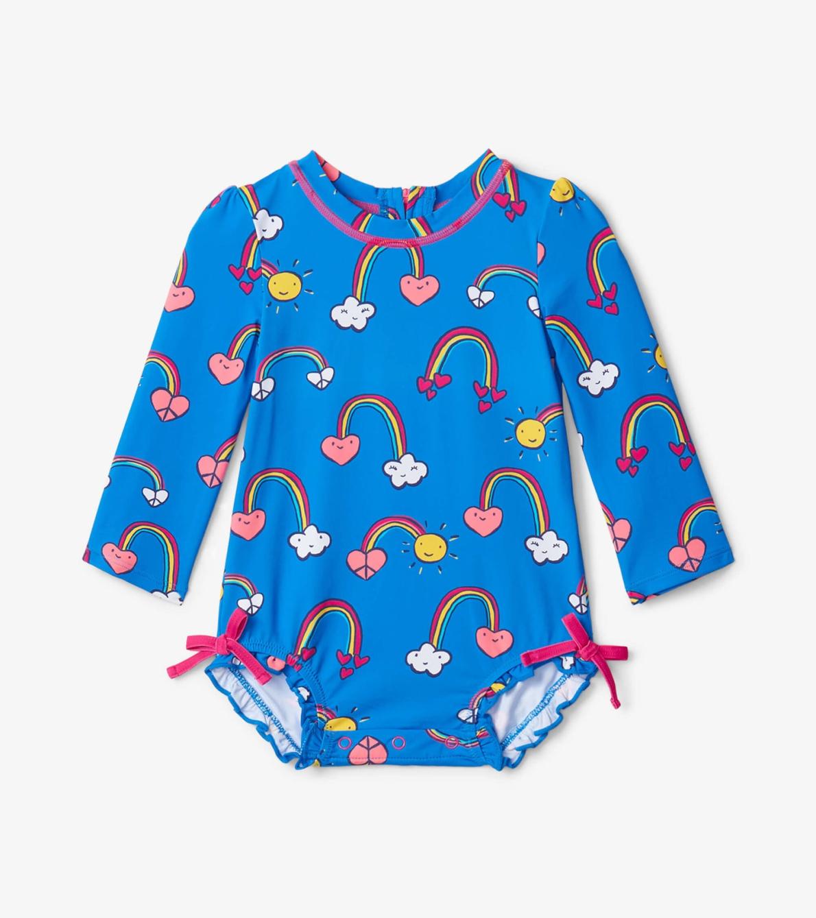 Hatley Swimwear | Baby &amp; Toddler Summer Sky Baby Rashguard Swimsuit