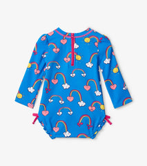 Hatley Swimwear | Baby &amp; Toddler Summer Sky Baby Rashguard Swimsuit
