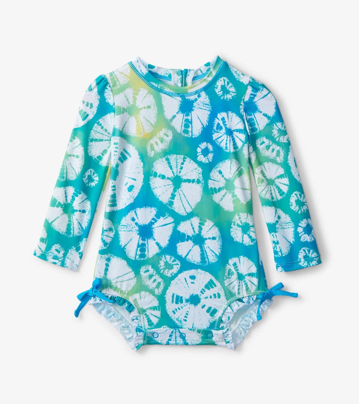 Hatley Swimwear | Baby &amp; Toddler Watermelon Tie Dye Baby Rashguard Swimsuit