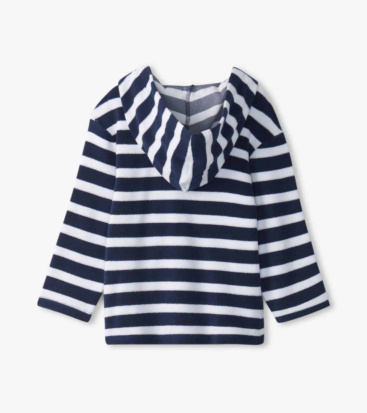 Hatley Swimwear | Boys Boys Deep Sea Stripes Terry Pullover Hoodie