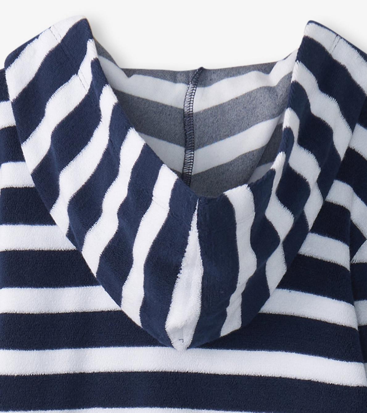 Hatley Swimwear | Boys Boys Deep Sea Stripes Terry Pullover Hoodie