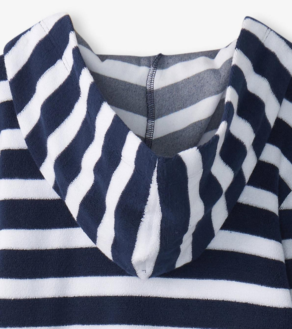 Hatley Swimwear | Boys Boys Deep Sea Stripes Terry Pullover Hoodie