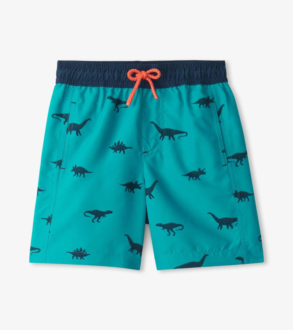 Hatley Swimwear | Boys Boys Dino Silhouette Swim Trunks