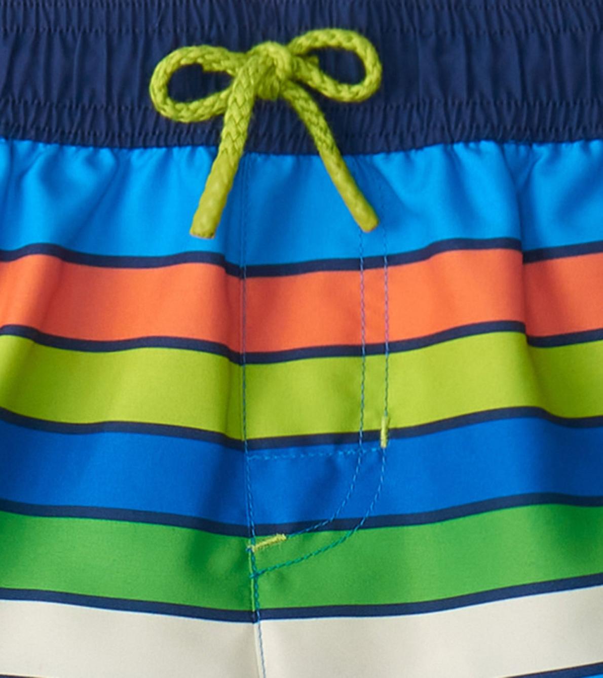 Hatley Swimwear | Boys Boys Malibu Stripe Swim Trunks