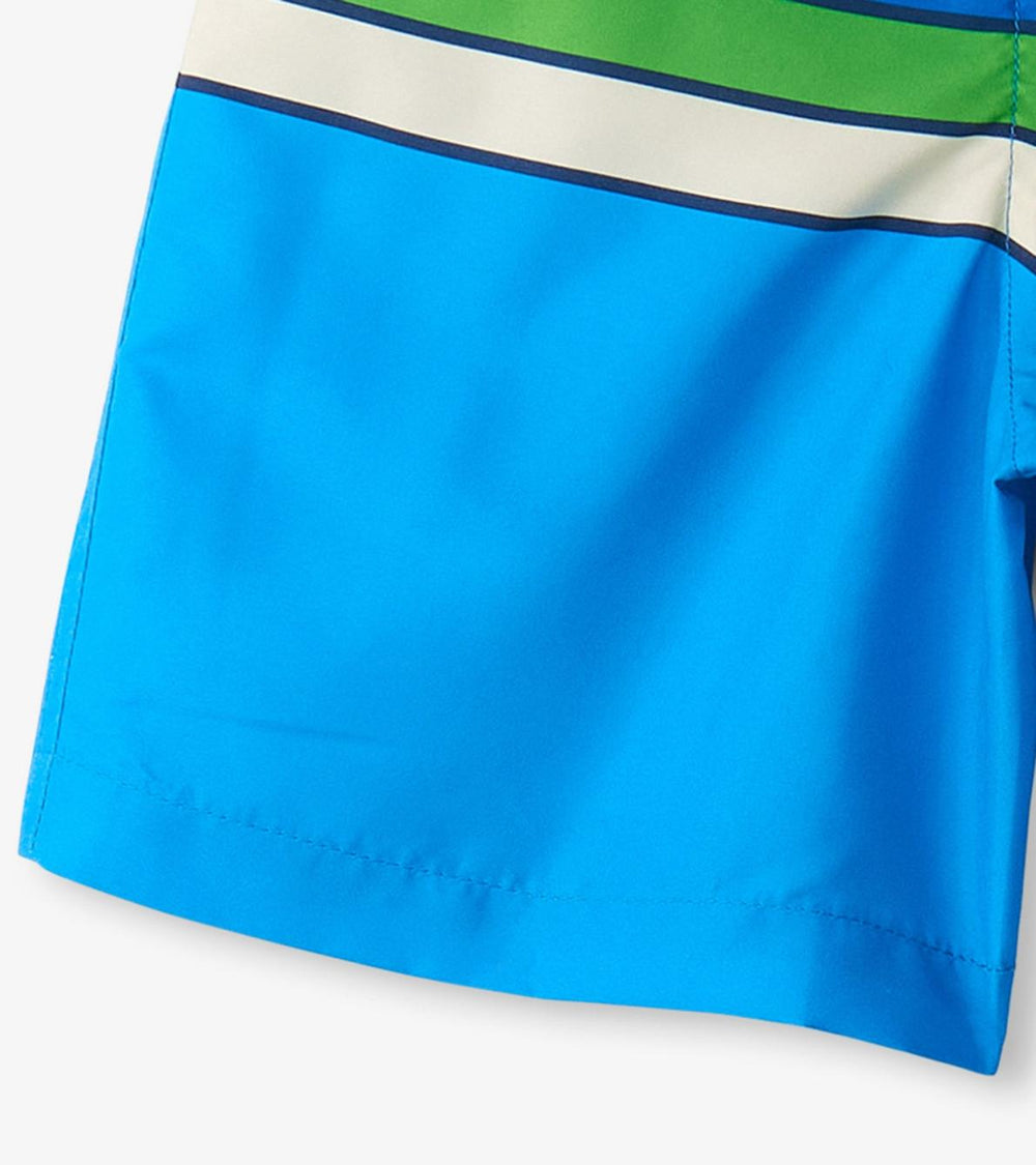 Hatley Swimwear | Boys Boys Malibu Stripe Swim Trunks