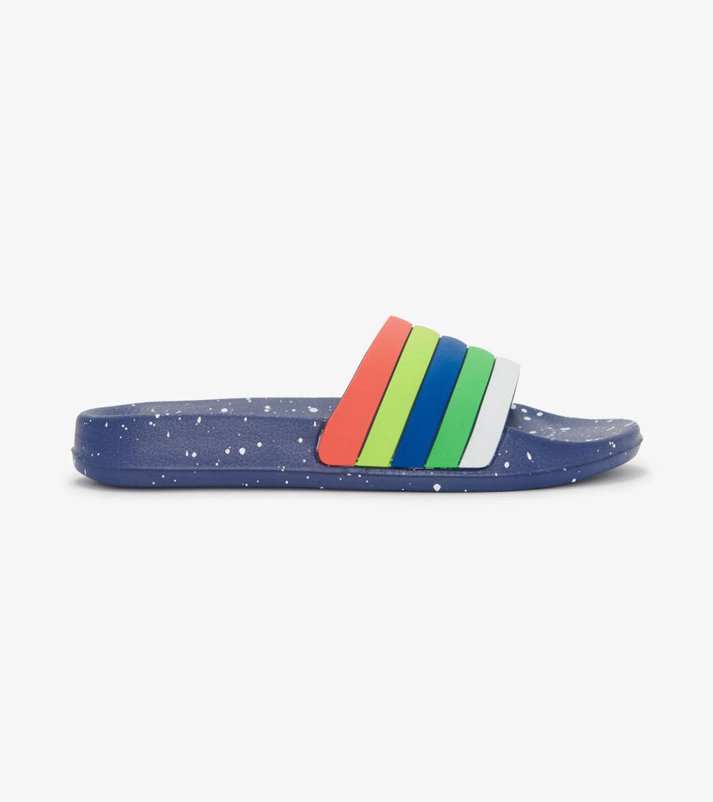 Hatley Swimwear | Boys Boys Malibu Stripes Slides