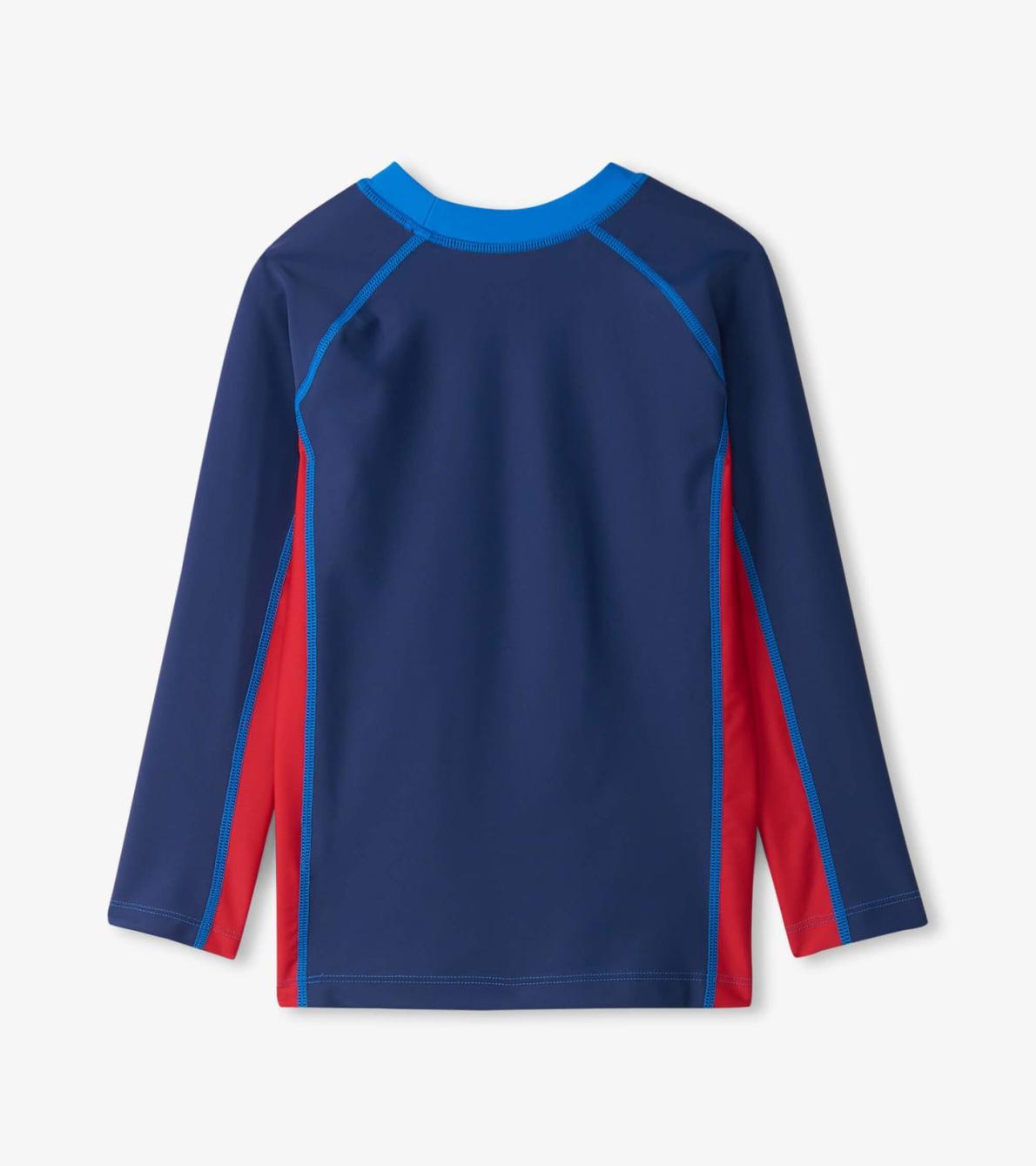 Hatley Swimwear | Boys Boys Nautical Colourblock Long Sleeve Rashguard