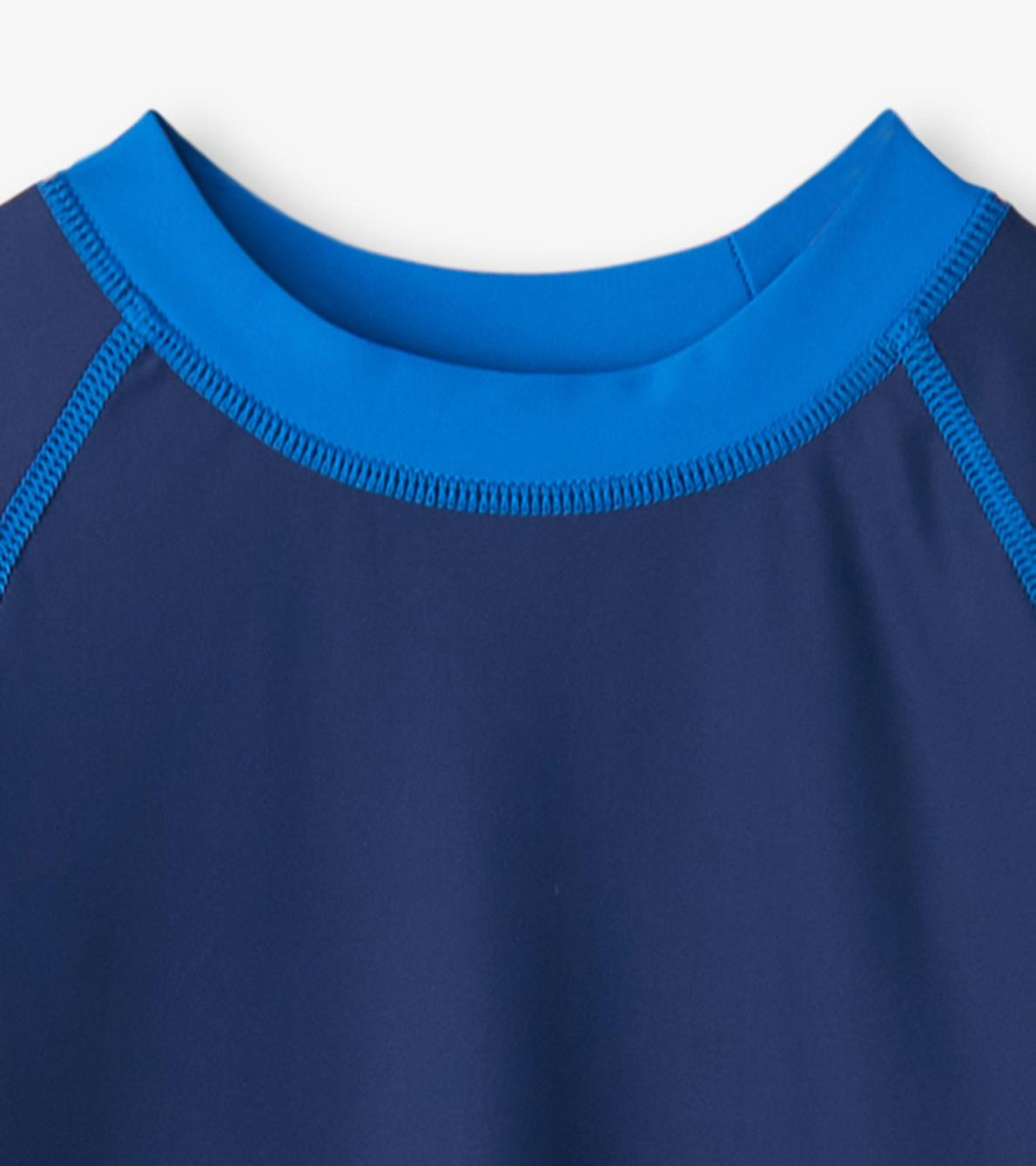 Hatley Swimwear | Boys Boys Nautical Colourblock Long Sleeve Rashguard