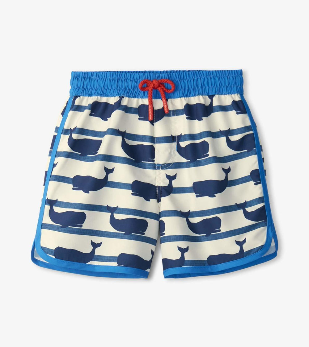 Hatley Swimwear | Boys Boys Nautical Whale Swim Shorts