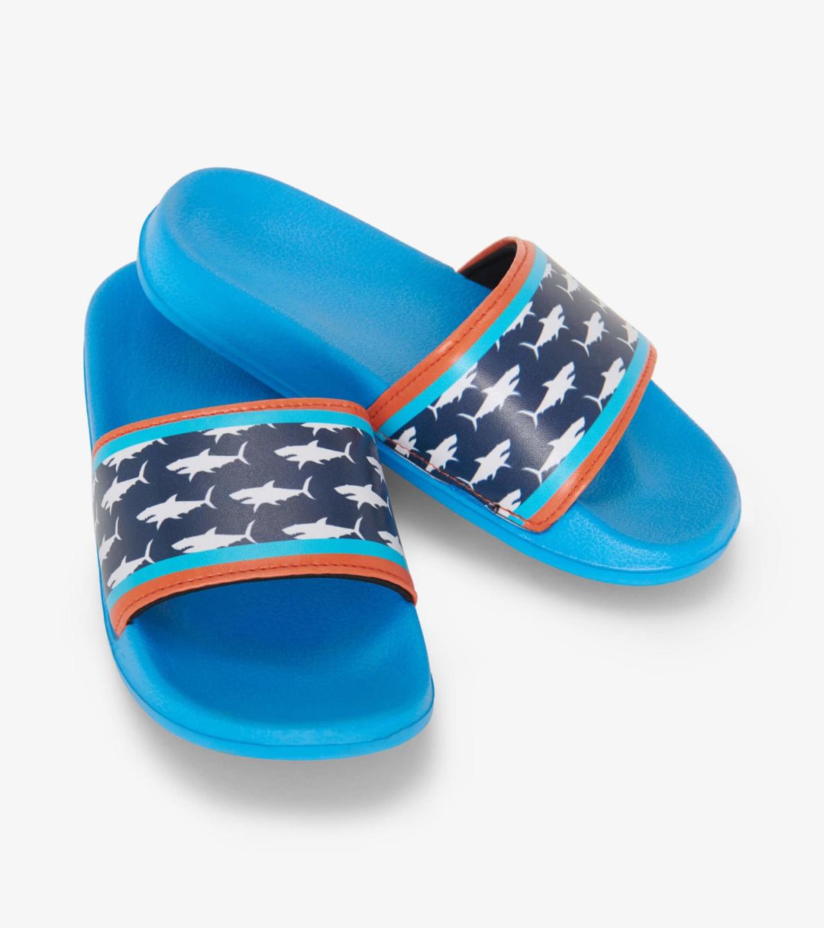 Hatley Swimwear | Boys Boys Printed Sharks Slides