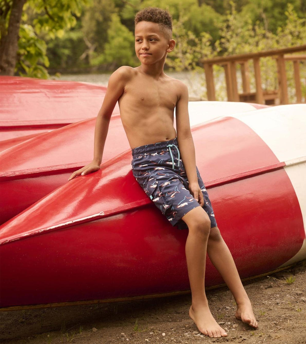 Hatley Swimwear | Boys Boys Swimming Sharks Board Shorts