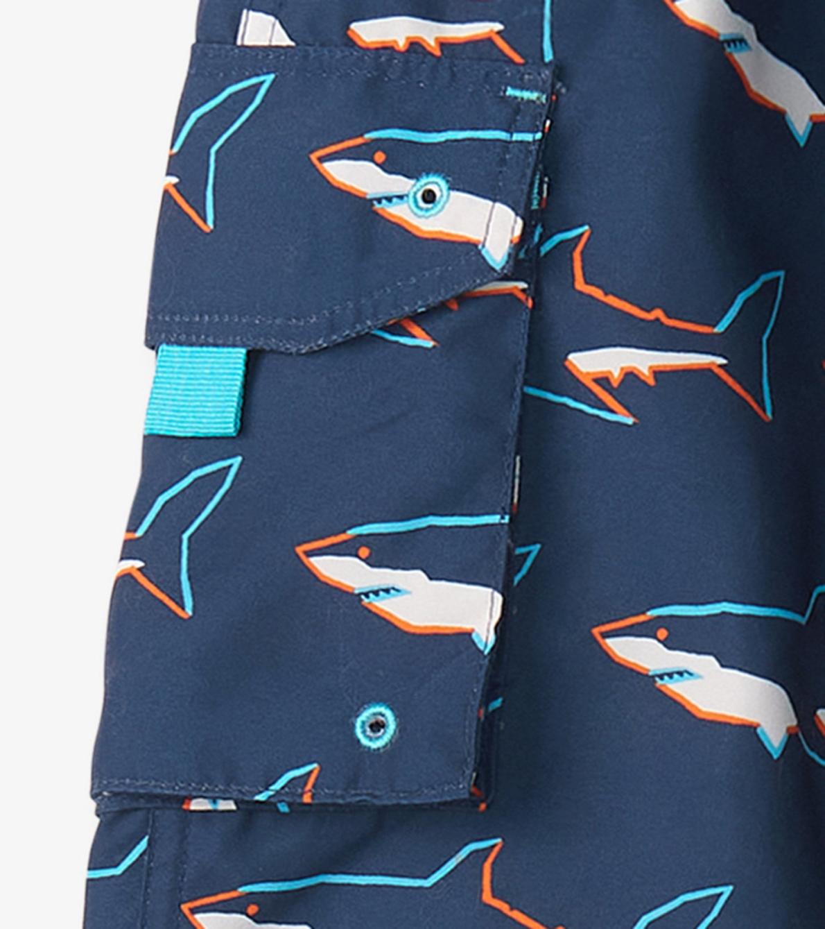 Hatley Swimwear | Boys Boys Swimming Sharks Board Shorts
