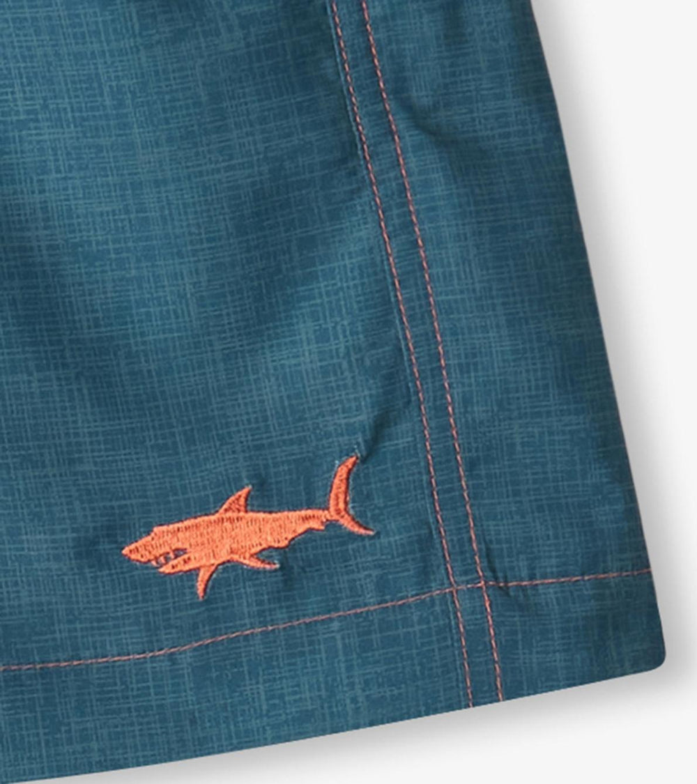 Hatley Swimwear | Boys Boys Textured Shark Swim Trunks