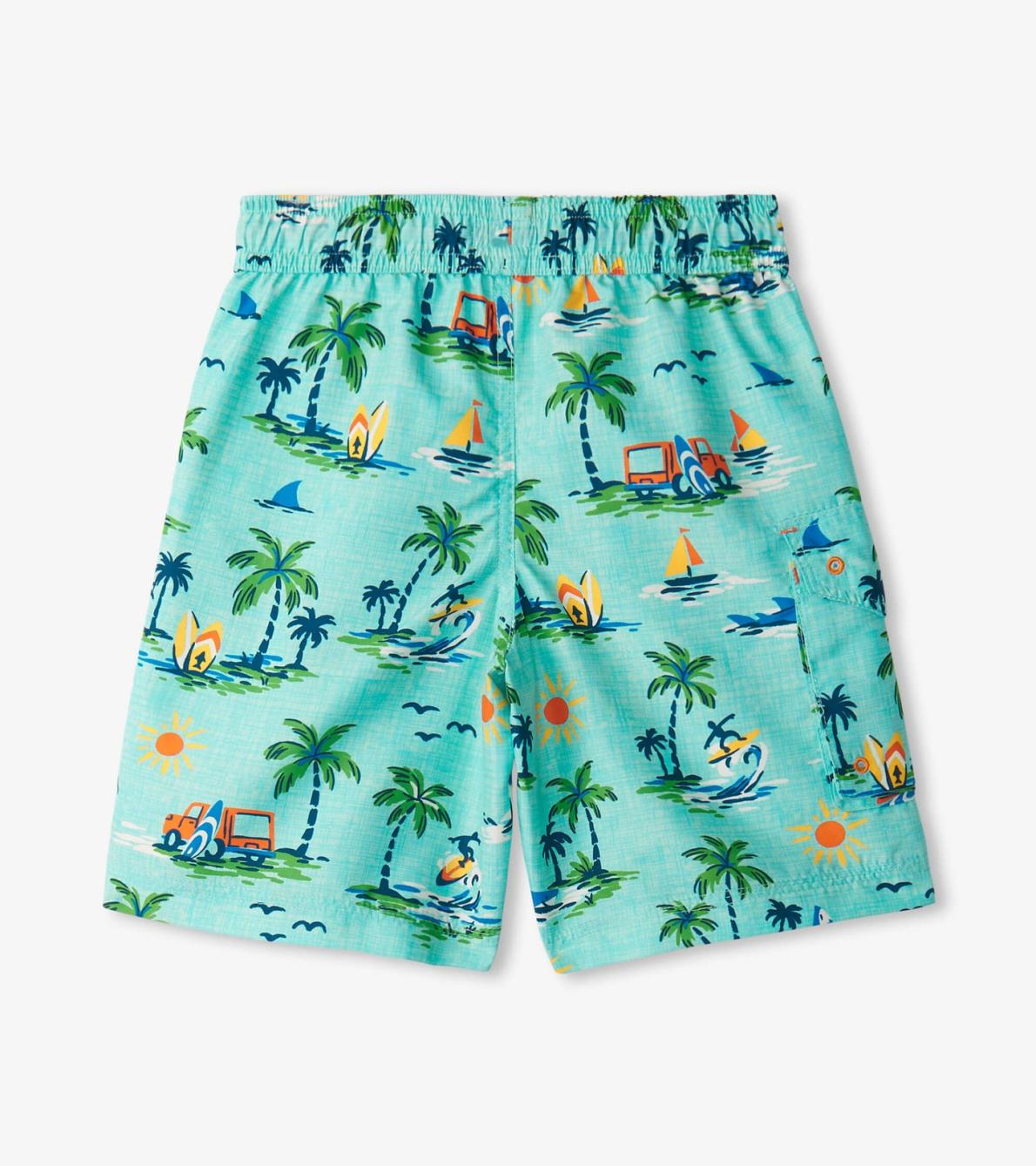 Hatley Swimwear | Boys Boys Vintage Holiday Board Shorts
