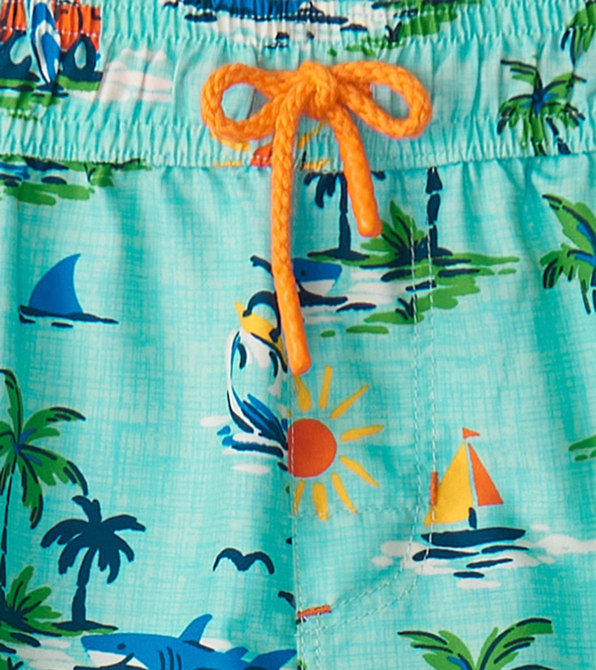 Hatley Swimwear | Boys Boys Vintage Holiday Board Shorts