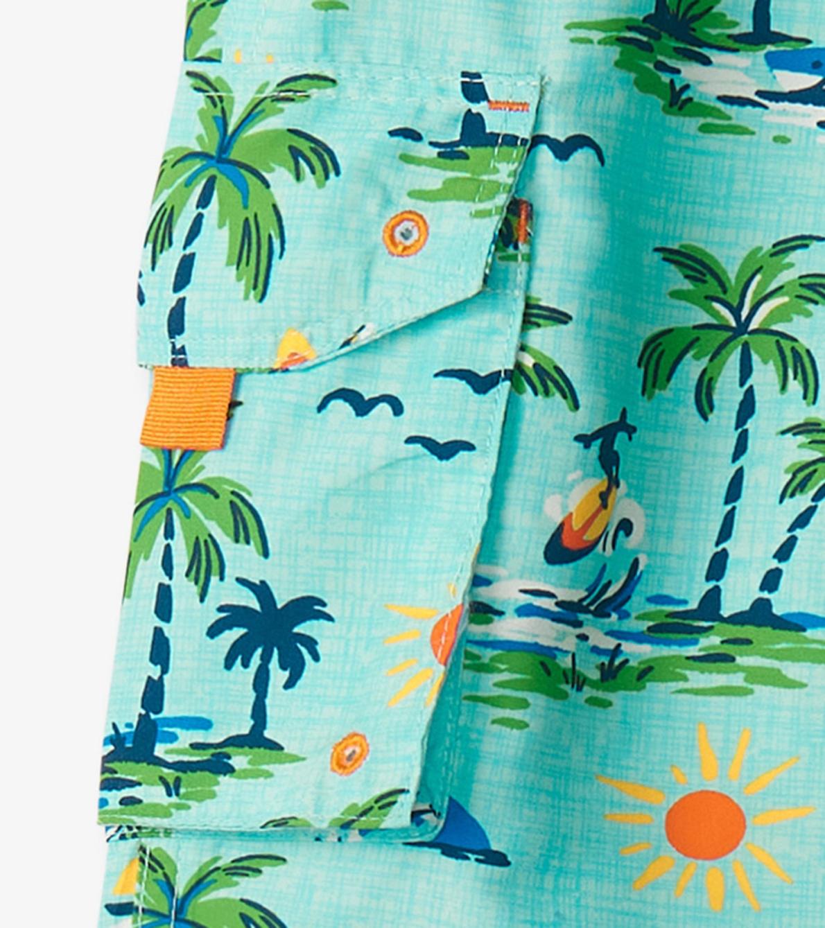 Hatley Swimwear | Boys Boys Vintage Holiday Board Shorts