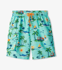 Hatley Swimwear | Boys Boys Vintage Holiday Board Shorts