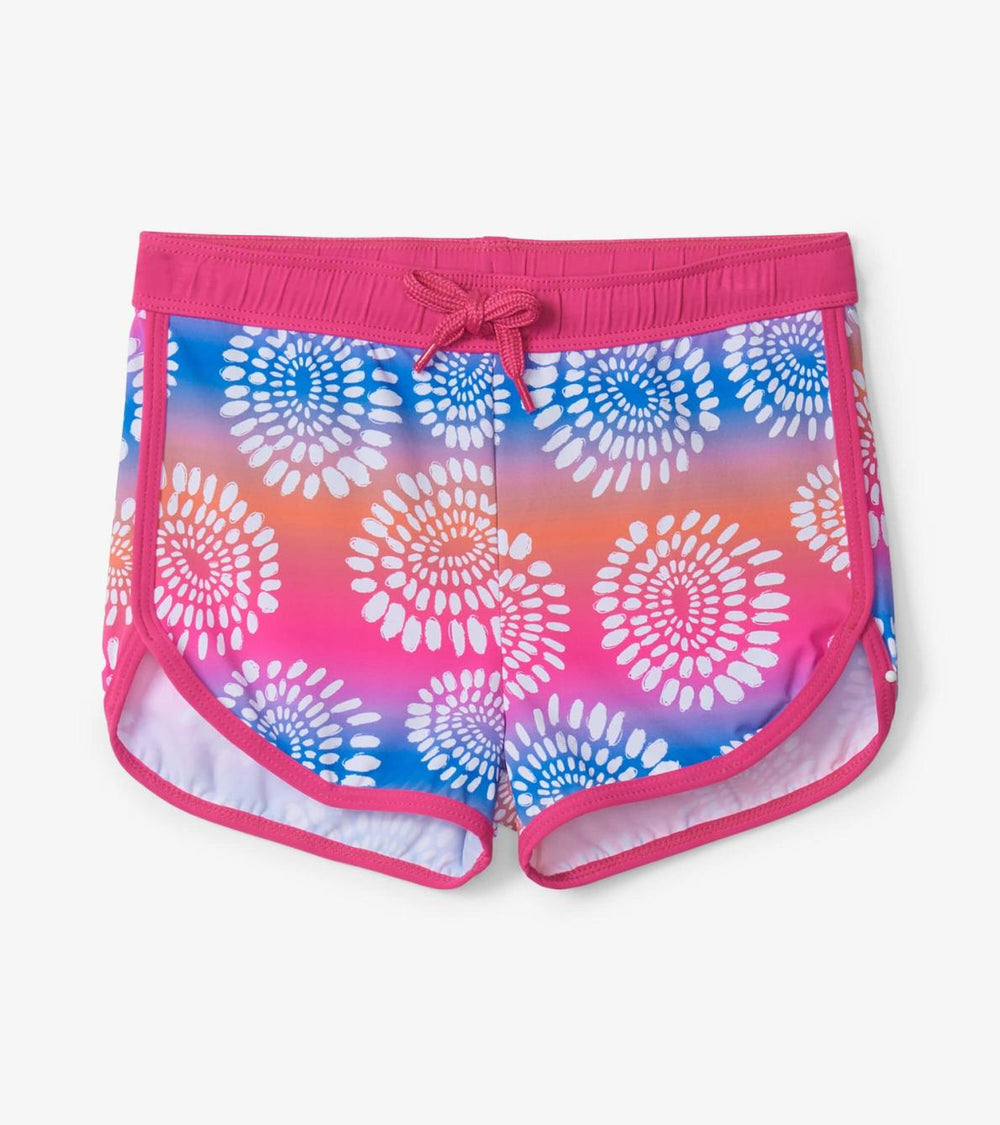 Hatley Swimwear | Girls Eyelash Mandala Swim Shorts