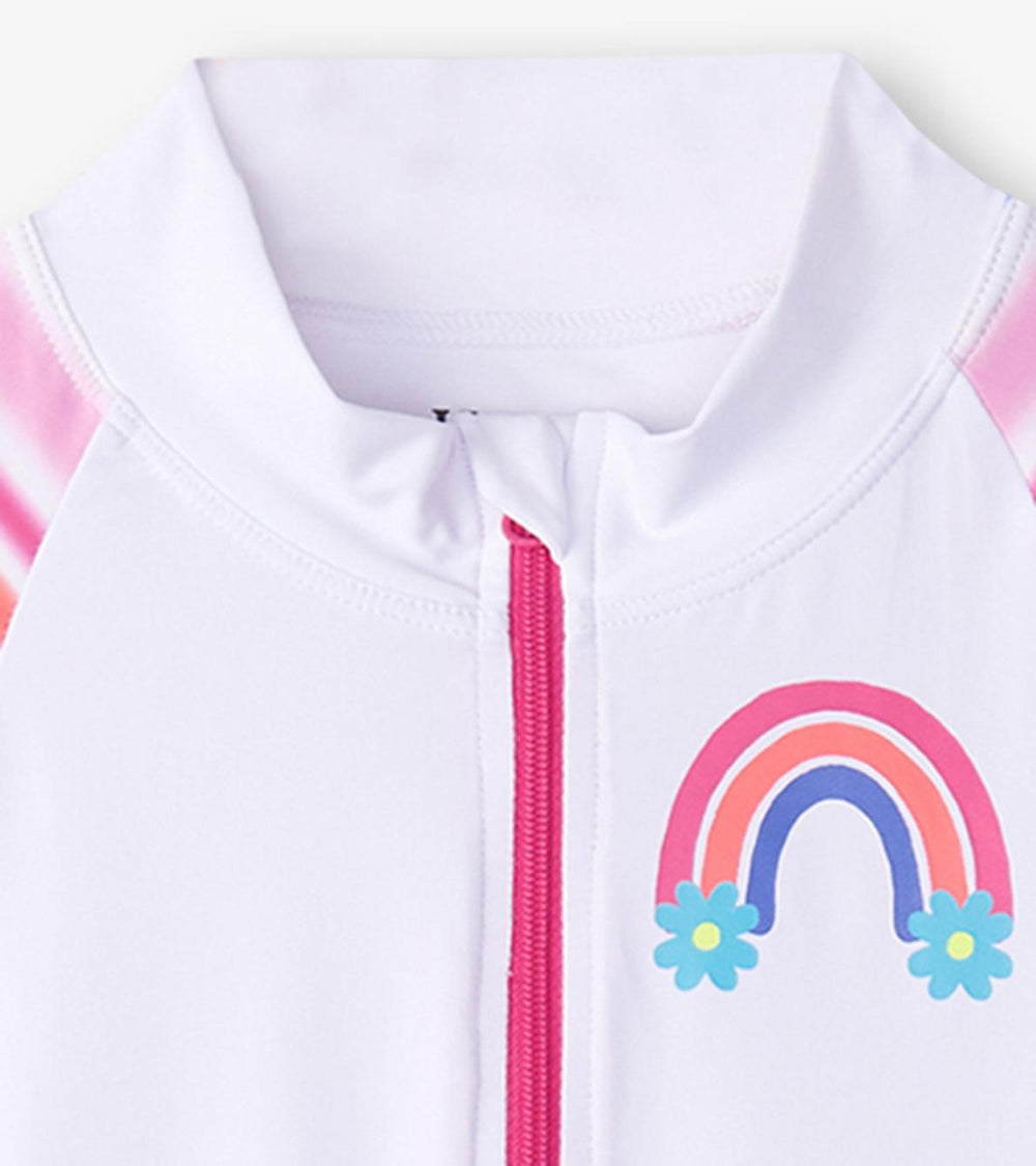 Hatley Swimwear | Girls Girls Dazzling Stripes Two-Piece Rashguard Set